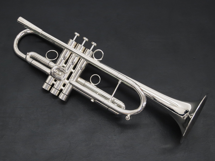 Brasspire Unicorn BPTR-750BS 新品 アウトレット トランペット 銀メッキ ブラックニッケルパーツ 管楽器 B♭ BPTR750SS trumpet　北海道 沖縄 離島不可