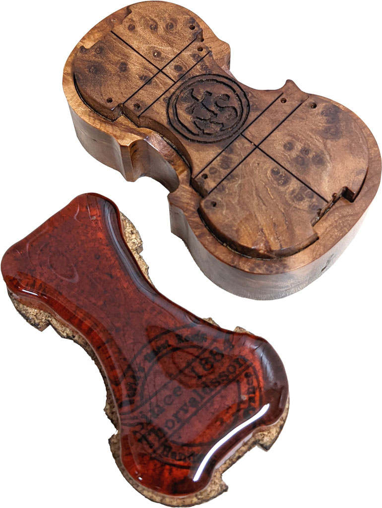 新作送料無料 弦楽器ロジン バイオリン形 楕円形 オプション ロジン 高級バイオリンロジン 木箱ロジン バイオリン ビオラ チェロに適用